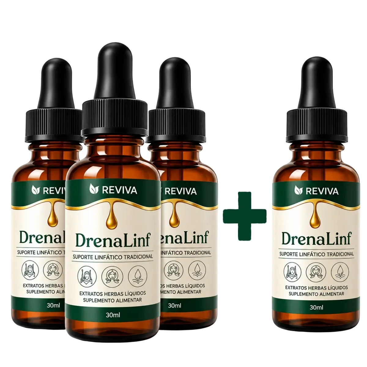 4 frascos DrenaLinf